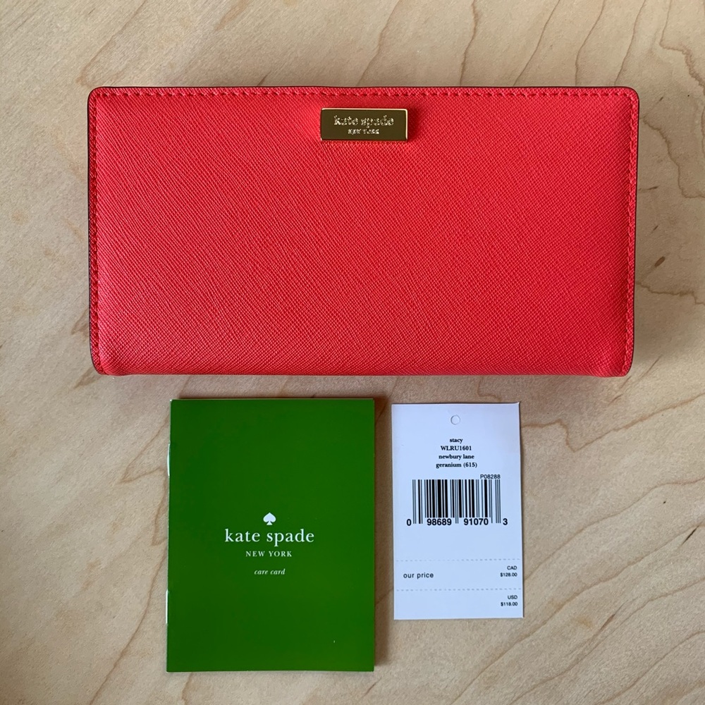 KATE SPADE 👛 Saffiano Newberry Lane STACY Wallet